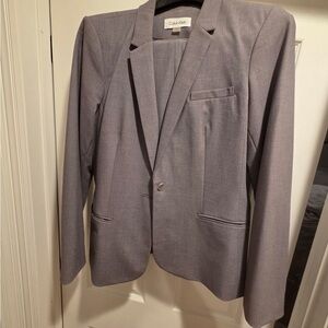 Calvin Klein Light Gray suit